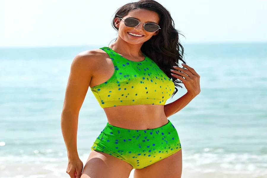 Neon Green Bathing Suit: A Vibrant and Bold Summer Essential Neon Green Bathing Suit